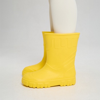 Сапоги резиновые женские Леди, цвет желтый - Обувь ЭВА для мужчин, женщин и детей от производителя Колесник