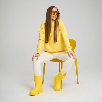 Сапоги резиновые женские Леди, цвет желтый - Обувь ЭВА для мужчин, женщин и детей от производителя Колесник