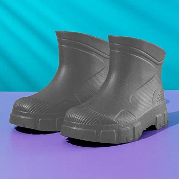 Сапоги резиновые женские, цвет серый - Обувь ЭВА для мужчин, женщин и детей от производителя Колесник