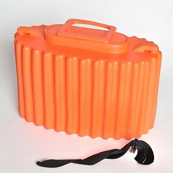 Кан рыболовный объем 7 литров, цвет оранжевый - Обувь ЭВА для мужчин, женщин и детей от производителя Колесник