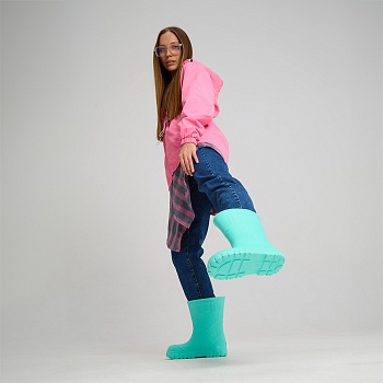 Сапоги резиновые женские Леди, цвет мятный - Обувь ЭВА для мужчин, женщин и детей от производителя Колесник