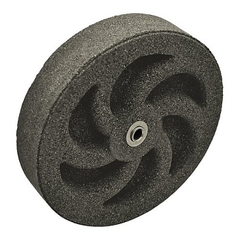 Колесо бескамерное для мусорного бака, тачки, тележки диаметром 38 см, цвет графитная крошка - Обувь ЭВА для мужчин, женщин и детей от производителя Колесник