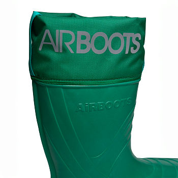 Резиновые сапоги AirBoots с меховыми вкладышами, цвет зеленый - Обувь ЭВА для мужчин, женщин и детей от производителя Колесник