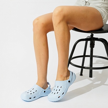 Сабо из ЭВА, цвет небесный - Обувь ЭВА для мужчин, женщин и детей от производителя Колесник