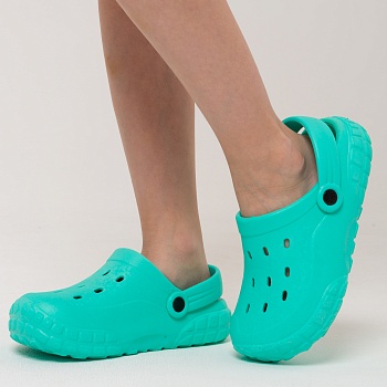 Сабо детские из ЭВА, цвет мятный - Обувь ЭВА для мужчин, женщин и детей от производителя Колесник