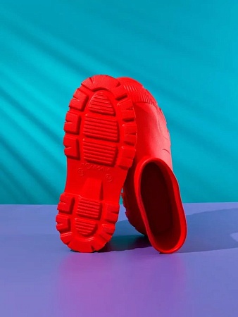 Сапоги резиновые женские, цвет алый - Обувь ЭВА для мужчин, женщин и детей от производителя Колесник