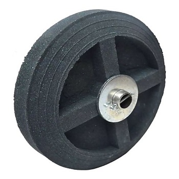 Колеса на оси для мусорного бака, тачки, тележки диаметром 20 см, цвет графитная крошка - Обувь ЭВА для мужчин, женщин и детей от производителя Колесник