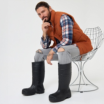 Сапоги резиновые Digger, цвет черный - Обувь ЭВА для мужчин, женщин и детей от производителя Колесник