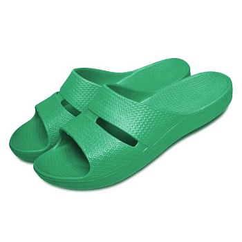 Шлепанцы детские, подростковые, цвет зеленый - Обувь ЭВА для мужчин, женщин и детей от производителя Колесник