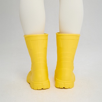 Сапоги резиновые женские Леди, цвет желтый - Обувь ЭВА для мужчин, женщин и детей от производителя Колесник