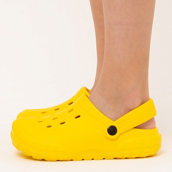 Сабо детские из ЭВА, цвет желтый - Обувь ЭВА для мужчин, женщин и детей от производителя Колесник