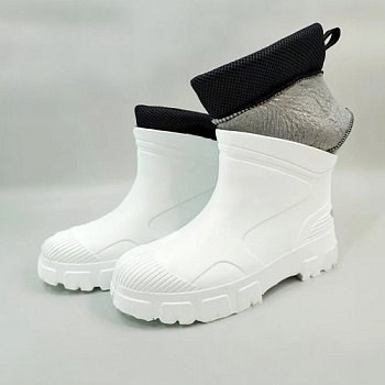 Вкладыши для резиновых сапог демисезонные, цвет серебряный - Обувь ЭВА для мужчин, женщин и детей от производителя Колесник