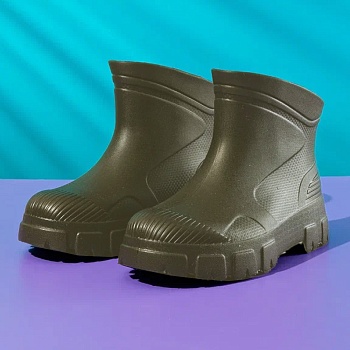 Сапоги резиновые женские, цвет оливковый - Обувь ЭВА для мужчин, женщин и детей от производителя Колесник