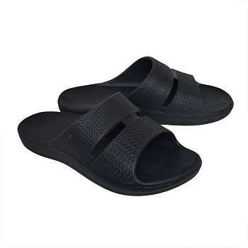 Шлепанцы детские, подростковые, цвет черный - Обувь ЭВА для мужчин, женщин и детей от производителя Колесник