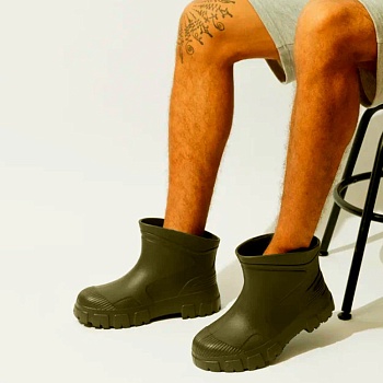 Сапоги резиновые мужские, цвет оливковый - Обувь ЭВА для мужчин, женщин и детей от производителя Колесник