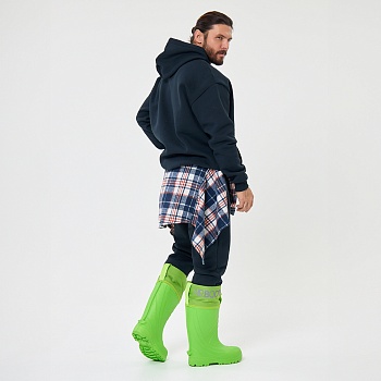 Резиновые сапоги AirBoots с меховыми вкладышами, цвет салатовый - Обувь ЭВА для мужчин, женщин и детей от производителя Колесник