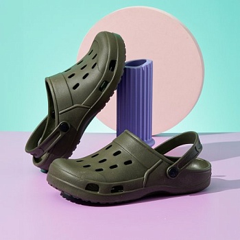 Сабо из ЭВА, цвет оливковый - Обувь ЭВА для мужчин, женщин и детей от производителя Колесник