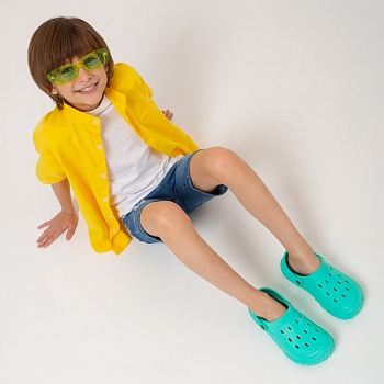 Сабо детские из ЭВА, цвет мятный - Обувь ЭВА для мужчин, женщин и детей от производителя Колесник