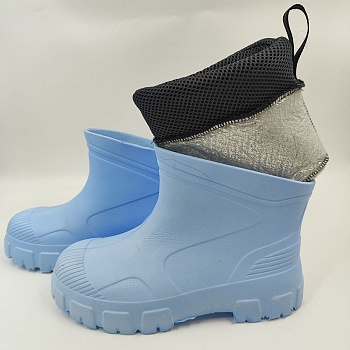 Вкладыши для резиновых сапог демисезонные, цвет серебряный - Обувь ЭВА для мужчин, женщин и детей от производителя Колесник