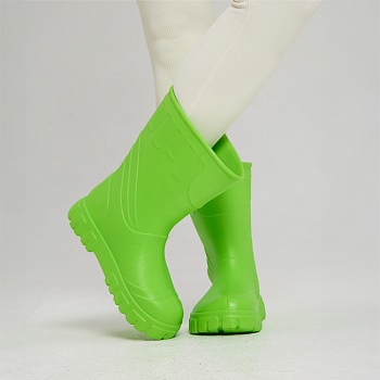 Сапоги резиновые женские Леди, цвет салатовый - Обувь ЭВА для мужчин, женщин и детей от производителя Колесник