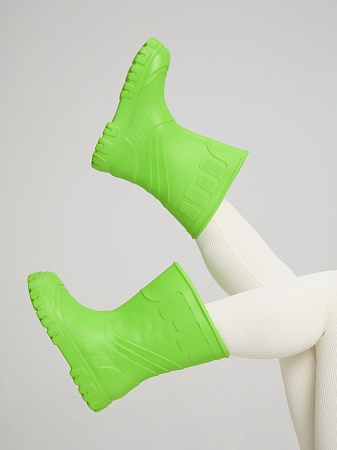 Сапоги резиновые женские Леди, цвет салатовый - Обувь ЭВА для мужчин, женщин и детей от производителя Колесник