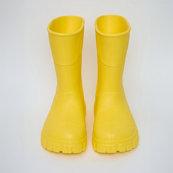 Сапоги резиновые женские Леди, цвет желтый - Обувь ЭВА для мужчин, женщин и детей от производителя Колесник