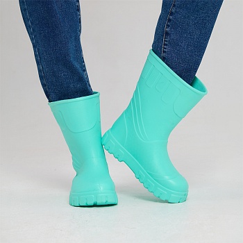 Сапоги резиновые женские Леди, цвет мятный - Обувь ЭВА для мужчин, женщин и детей от производителя Колесник
