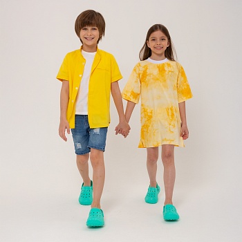 Сабо детские из ЭВА, цвет мятный - Обувь ЭВА для мужчин, женщин и детей от производителя Колесник