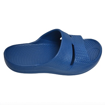 Шлепанцы детские, подростковые, цвет темно-синий - Обувь ЭВА для мужчин, женщин и детей от производителя Колесник