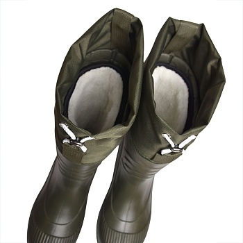 Резиновые сапоги AirBoots с меховыми вкладышами, цвет оливковый - Обувь ЭВА для мужчин, женщин и детей от производителя Колесник