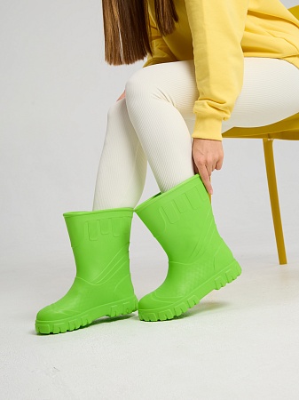 Сапоги резиновые женские Леди, цвет салатовый - Обувь ЭВА для мужчин, женщин и детей от производителя Колесник