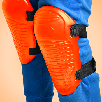 Наколенники для рыбалки, рабочие большие, цвет оранжевый - Обувь ЭВА для мужчин, женщин и детей от производителя Колесник