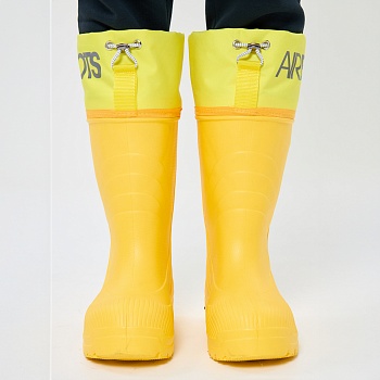 Резиновые сапоги AirBoots с меховыми вкладышами, цвет желтый - Обувь ЭВА для мужчин, женщин и детей от производителя Колесник