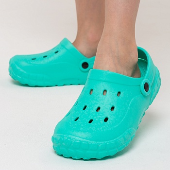 Сабо детские из ЭВА, цвет мятный - Обувь ЭВА для мужчин, женщин и детей от производителя Колесник