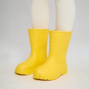 Сапоги резиновые женские Леди, цвет желтый - Обувь ЭВА для мужчин, женщин и детей от производителя Колесник