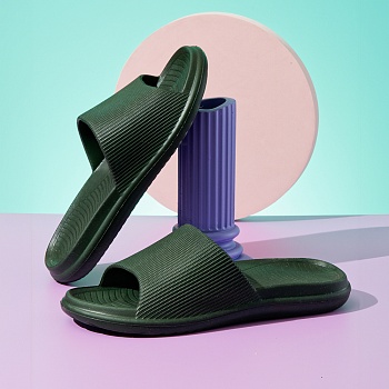 Шлепанцы ЭВА, цвет темно-зеленый - Обувь ЭВА для мужчин, женщин и детей от производителя Колесник