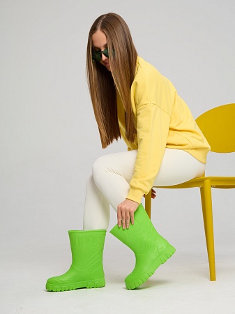 Сапоги резиновые женские Леди, цвет салатовый - Обувь ЭВА для мужчин, женщин и детей от производителя Колесник