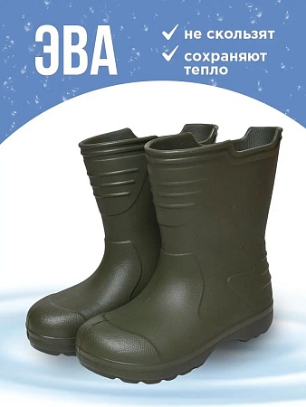 Сапоги подростковые, женские Thunder, цвет оливковый - Обувь ЭВА для мужчин, женщин и детей от производителя Колесник