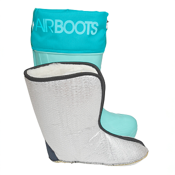 Резиновые сапоги AirBoots с меховыми вкладышами, цвет мятный - Обувь ЭВА для мужчин, женщин и детей от производителя Колесник
