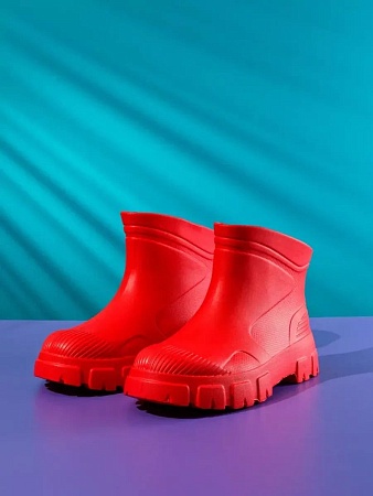 Сапоги резиновые женские, цвет алый - Обувь ЭВА для мужчин, женщин и детей от производителя Колесник