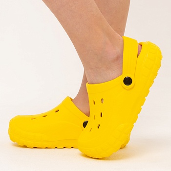 Сабо детские из ЭВА, цвет желтый - Обувь ЭВА для мужчин, женщин и детей от производителя Колесник
