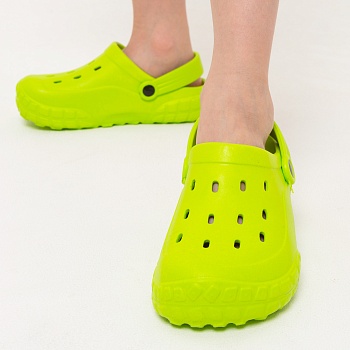 Сабо детские из ЭВА, цвет салатовый - Обувь ЭВА для мужчин, женщин и детей от производителя Колесник