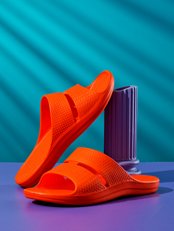 Шлепанцы ЭВА, цвет оранжевый - Обувь ЭВА для мужчин, женщин и детей от производителя Колесник