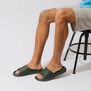 Шлепанцы ЭВА, цвет темно-зеленый - Обувь ЭВА для мужчин, женщин и детей от производителя Колесник