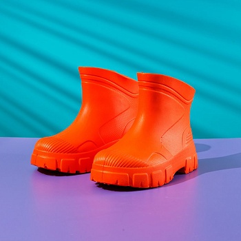 Сапоги резиновые женские, цвет оранжевый - Обувь ЭВА для мужчин, женщин и детей от производителя Колесник