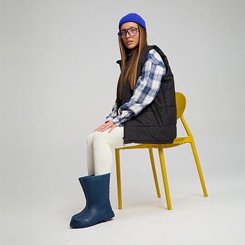 Сапоги резиновые женские Леди, цвет темно-синий - Обувь ЭВА для мужчин, женщин и детей от производителя Колесник