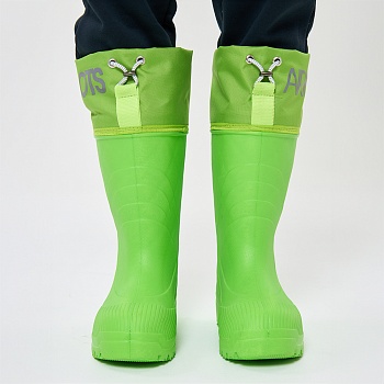 Резиновые сапоги AirBoots с меховыми вкладышами, цвет салатовый - Обувь ЭВА для мужчин, женщин и детей от производителя Колесник