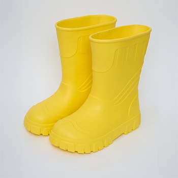 Сапоги резиновые женские Леди, цвет желтый - Обувь ЭВА для мужчин, женщин и детей от производителя Колесник