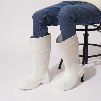 Сапоги резиновые Digger, цвет белый - Обувь ЭВА для мужчин, женщин и детей от производителя Колесник