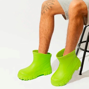 Сапоги резиновые мужские, цвет салатовый - Обувь ЭВА для мужчин, женщин и детей от производителя Колесник